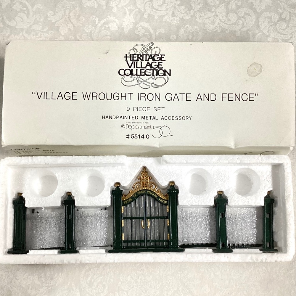 Heritage Village Collection, Wrought Iron Gate & Fence